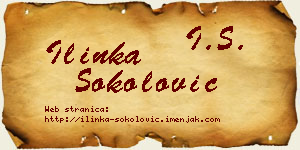 Ilinka Sokolović vizit kartica
